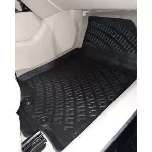 Car Mats 3D From Rubber TPE Suitable for Nissan X-Trail (T32) 2013-2021 Rizline 4 Pcs Black-image-6305457