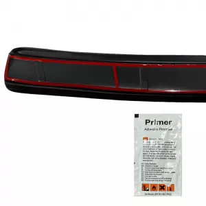 Rear Bumper Protector suitable for VW Transporter T5 2003-2015 from ABS plastic black-image-6305655