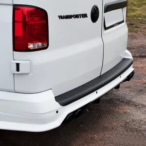 Rear Bumper Protector suitable for VW Transporter T5 2003-2015 from ABS plastic black-image-6305656