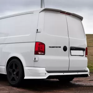 Rear Bumper Protector suitable for VW Transporter T5 2003-2015 from ABS plastic black-image-6305657