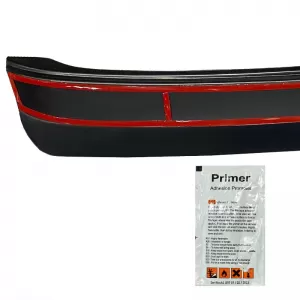 Rear Bumper Protector suitable for VW Passat B8 2015+ Sedan from ABS Plastic Black-image-6305675