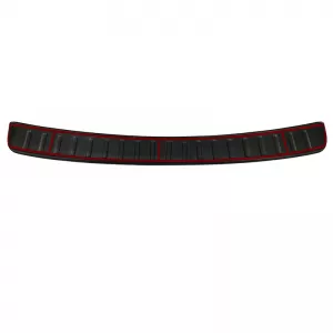 Rear Bumper Protector suitable for VW Caddy 2021+ from ABS plastic black-image-6305680