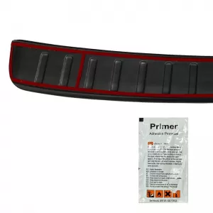 Rear Bumper Protector suitable for VW Caddy 2021+ from ABS plastic black-image-6305681