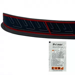 Rear Bumper Protector suitable for Honda CR-V 2013-2018 from ABS plastic black-image-6305686
