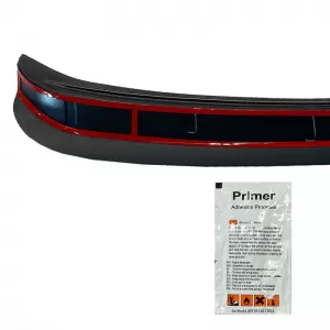 Rear Bumper Protector suitable for Nissan Qashqai J11 2014-2017 from ABS plastic black-image-6305691