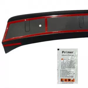 Rear Bumper Protector suitable for BMW 3 F30 2011-2019 Sedan from ABS Plastic Black-image-6305697