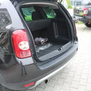 Rear Bumper Protector suitable for Dacia Duster 2010-2017 from ABS plastic black-image-6305726