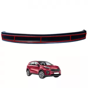 Rear Bumper Protector suitable for Kia Sportage 2018-2020 from ABS plastic black-image-6305737
