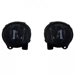 Fog Lamps suitable for BMW 2 F22 F23 13+ / 3 E92 E93 05-08 / 5 F07 GT, F10 F11 09+ for M-Tech Bumpers Smoke 2 pc-image-6305816