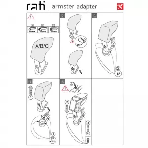 Armrest Base Dedicated Suitable for Dacia Lodgy 18+ Armster Rati 1 Pc