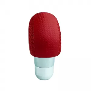 Schaltknauf Universal Rot Mit Nickel Oval Geeignet für Normalen Rückwärtsgang 37032-image-6305989