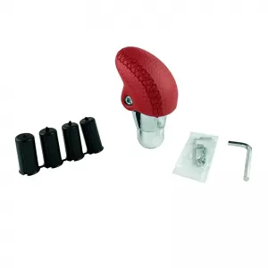 Schaltknauf Universal Rot Mit Nickel Oval Geeignet für Normalen Rückwärtsgang 37032-image-6305991