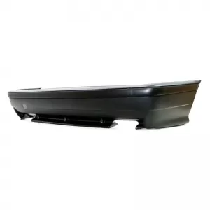 Rear Bumper Diffuser suitable for BMW 3 E36 90-99 M3 (suitable for M3 Bumper Only) with 2 Double Exhaust from ABS Plastic 1pc-image-6306027