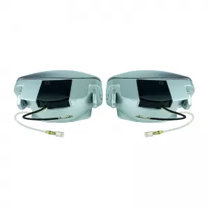 Head Lamp Universal 125x46mm H3 12V 55W LA-1100 16031 Blue/Chrome 2 Pcs-image-6306042