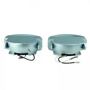 Head Lamp Universal 125x46mm H3 12V 55W LA-1100 16031 Blue/Chrome 2 Pcs-image-6306043