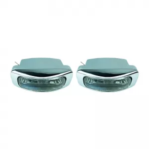 Head Lamp Universal 125x46mm H3 12V 55W LA-1100 16031 White 2 Pcs-image-6306046