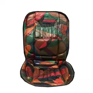 Seat Front Cushion ''Camouflage'' 100% Leather Brown-Black 1 Piece 11049-image-6306113