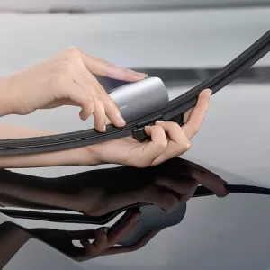 Car Wiper Blade Repairer suitable for Baseus 65x38x3mm Gray-image-6306170