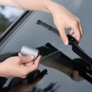 Car Wiper Blade Repairer suitable for Baseus 65x38x3mm Gray-image-6306171
