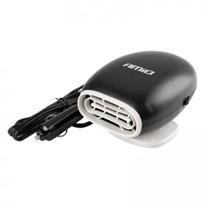 Car Heater / Defroster Plug In Lighter 12 Volt 150 Watt 13 Amper Black / White Color Amio 02900, CH-09-image-6306193