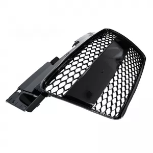 Front Grille suitable for Audi TT 8J 06-14 TTRS Look Honeycomb Glossy Black 1 Pc-image-6306210