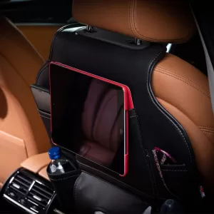 Car Back Seat Organizer Otom Exclusive From Artificial Leather Black Color 77.5cm x 49cm Universal 1 Piece ORG-101