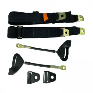 Simple Seat Belt With Crutch 35cm 3 Points Auto Gs 20601 2 Pieces-image-6306321
