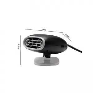 Car Heater / Defroster Plug In Lighter 12 Volt 150 Watt Black / White Color 15270-image-6306403
