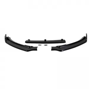 Front Spoiler suitable for Audi A4 B8 11-15 Facelift Gloss Black 3 pcs-image-6306473