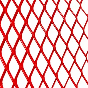 Bumper Mesh Universal Aluminium 100x30cm Red 1 Piece-image-6306503