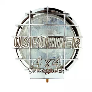 Fog Lamps Universal 4x4 Off Roader With Nickel Net LA-800 White 2 Pieces-image-6306882