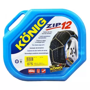 Snow Chains Konig No Problem Zip No 75(70-80) 12mm 2 Pieces-image-6307014