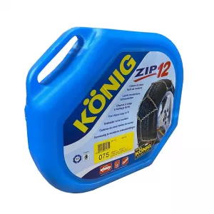 Snow Chains Konig No Problem Zip No 75(70-80) 12mm 2 Pieces-image-6307015