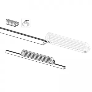 Ski / Snowboard Roof Racks Aluminium Menabo Yelo 4 (4 Pairs Ski or 2 Snowboards) 2 Pcs-image-6307068