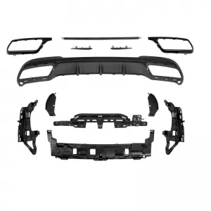 Body Kit suitable for Mercedes-Benz E-Class W212 13-16 Facelift A Design Look With Grill & Exhaust Tips-image-6307213