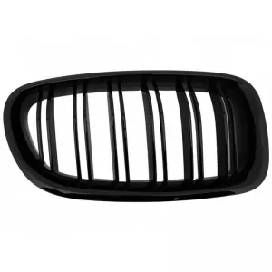 Front Grilles suitable for BMW 5 F10 / F11 / F18 10-16 M4 Look with Double Grille Glossy Black V.2 2 Pcs-image-6308096
