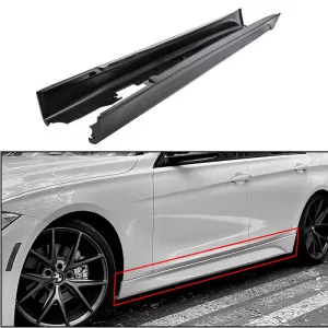 image-24-Side Skirts suitable for BMW 3 F30 11-19 M-Tech Look from ABS plastic 2 pc
