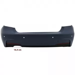 Rear Bumper suitable for BMW 3 F30 11-19 M-Tech Look with PDC-image-6308161