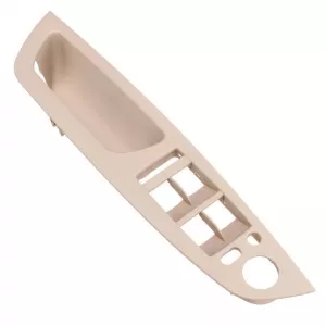 Türgriffset (im Auto) & Fensterheberschalterpanel mit Spiegelöffnung geeignet für Bmw X5 E70 07-13 / X6 E71 08-15 Beige 4 Teile-image-6308209