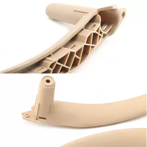 Türgriffset (im Auto) & Fensterheberschalterpanel mit Spiegelöffnung geeignet für Bmw X5 E70 07-13 / X6 E71 08-15 Beige 4 Teile-image-6308213