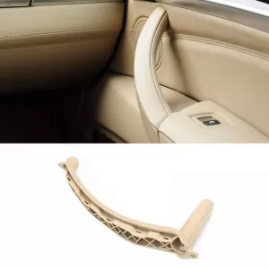 Türgriffset (im Auto) & Fensterheberschalterpanel mit Spiegelöffnung geeignet für Bmw X5 E70 07-13 / X6 E71 08-15 Beige 4 Teile-image-6308214