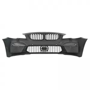 Front Bumper suitable for BMW 5 F10 10-17 Look M5 F90/G30 with Grille & PDC-image-6308349