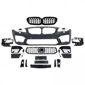 Front Bumper suitable for BMW 5 F10 10-17 Look M5 F90/G30 with Grille & PDC-image-6308351