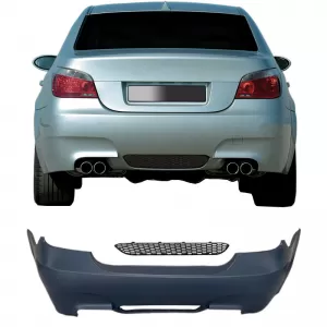 Rear Bumper suitable for BMW 5 E60 03-10 Sedan M5 Look-image-6308359