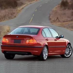 Rear bumper suitable for BMW 3 E46 99-05 Sedan M-Tech with PDC-image-6308390