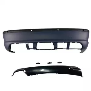 Rear bumper suitable for BMW 3 E46 99-05 Sedan M-Tech with PDC-image-6308392