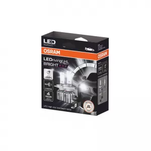 Led Kit H4/H19 Osram 12volt 15/15watt LEDriving HL Bright ≙  6000k 64193DWBRT-2HFB 2 pcs