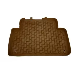 Car Mats 3D from Rubber suitable for Audi Q7 4L 06-15 7 Seats ''Star Diamond'' 5 Pcs Beige-image-6308592