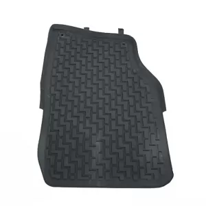 Car Mats 3D from Rubber suitable for Audi Q7 4L 06-15 7 Seats ''Star Diamond'' 5 Pcs Grey-image-6308621