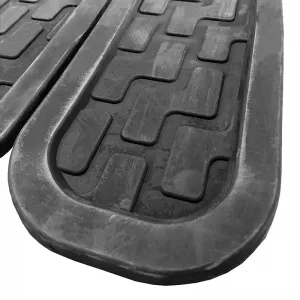 Car Mats 3D from Rubber suitable for Mercedes-Benz ML-Class W163 97-05 ''Star Diamond'' 3 Pcs Black-image-6308645